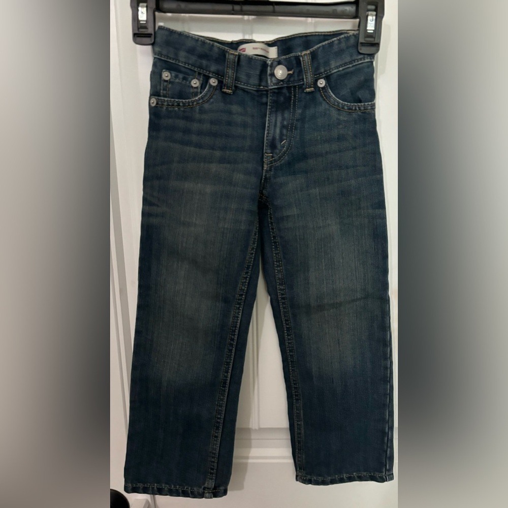 Levi’s 505 blue jeans, toddler size 5